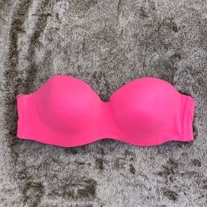 Strapless bikini top